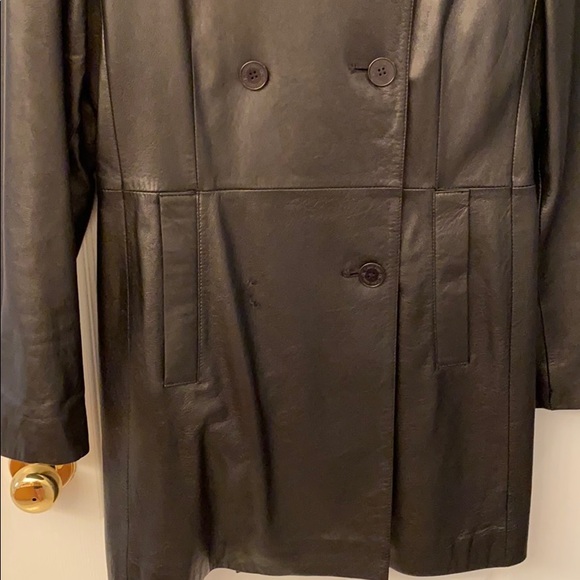 Ck Leather Jacket - Picture 3 of 14